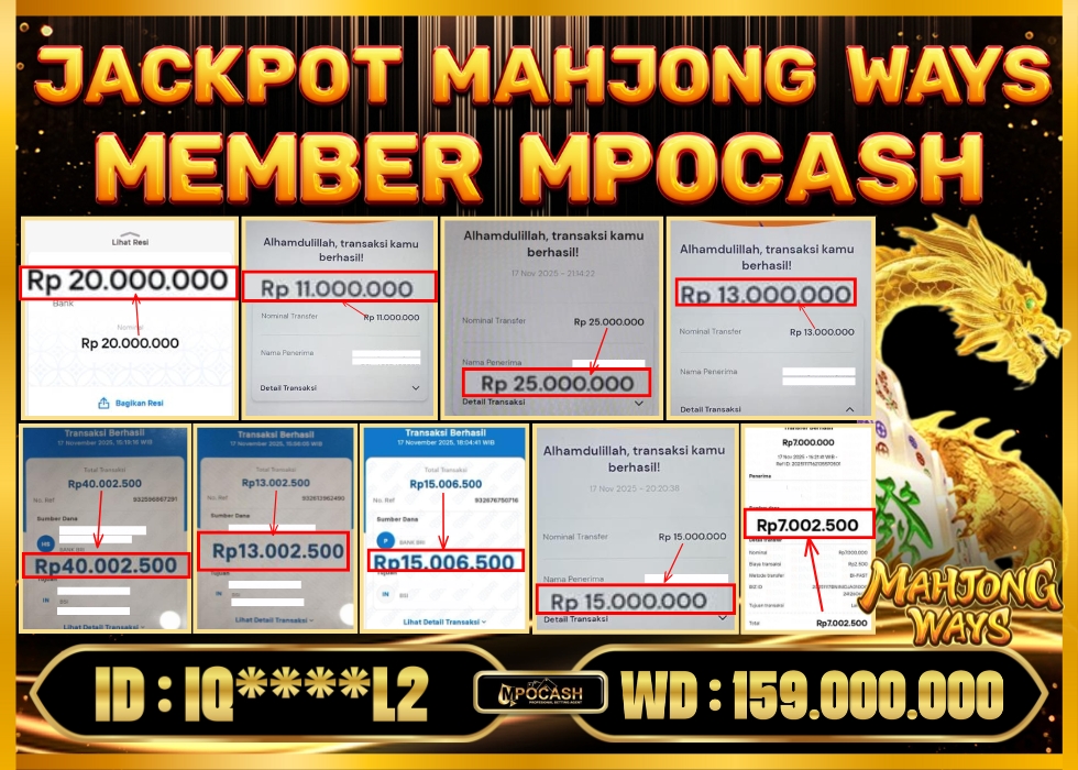 MPOCASH JACKPOT MAHJONG WAYS